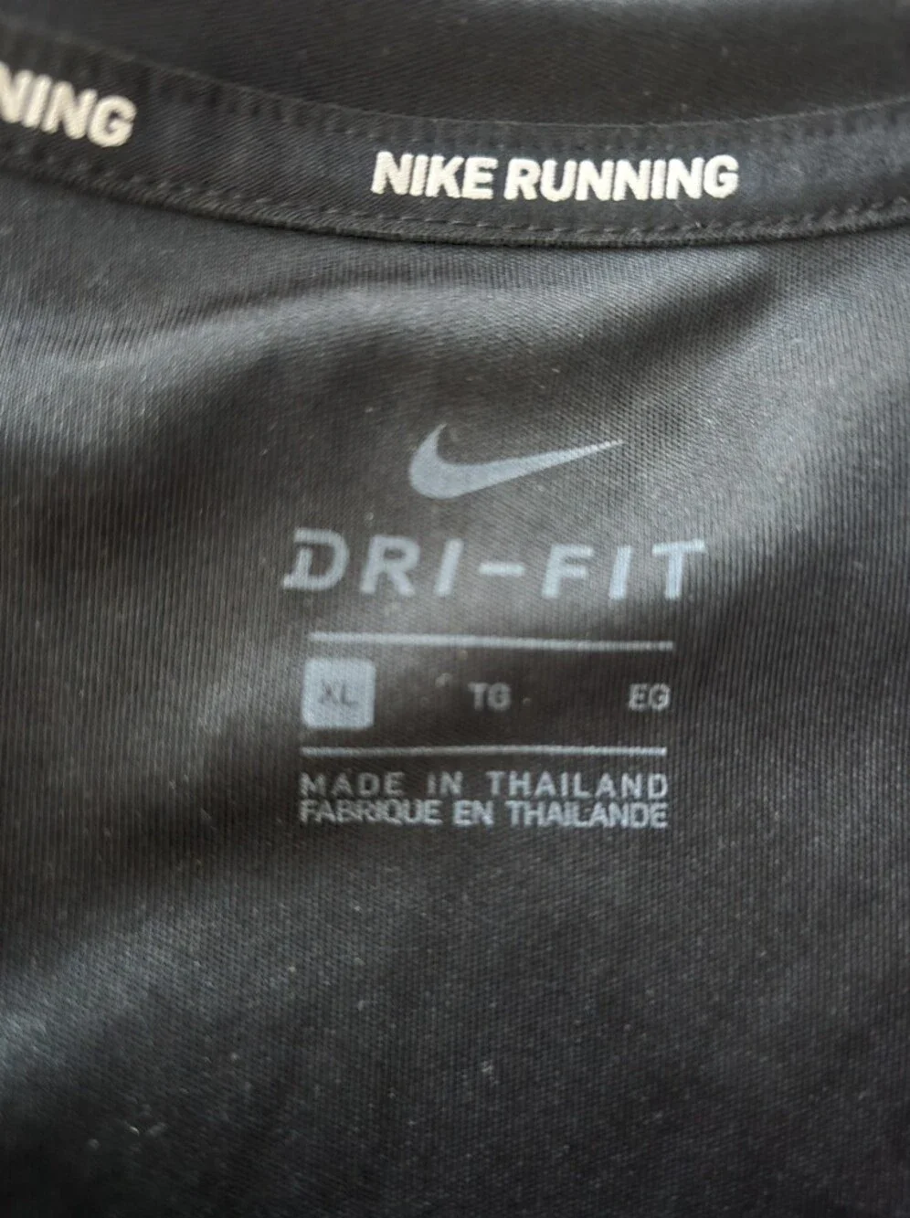 Nike Girls Black Athletic Tank with White Swoosh